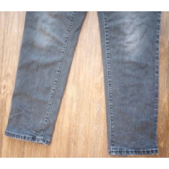 Banana Republic Jeans Women's Size 28/6 Black High Rise Slim Straight‎ Leg Denim - Picture 5 of 16